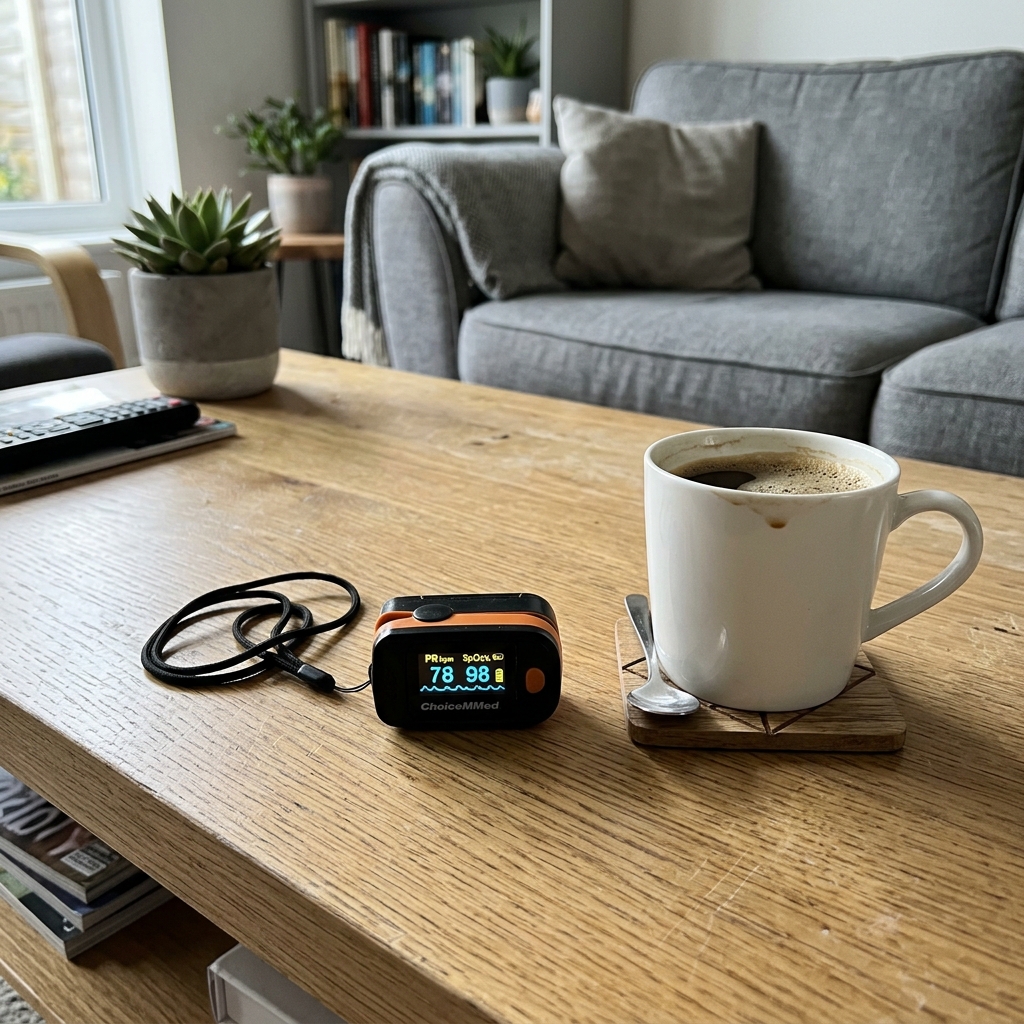 Recension – pulsoximeter på bordet