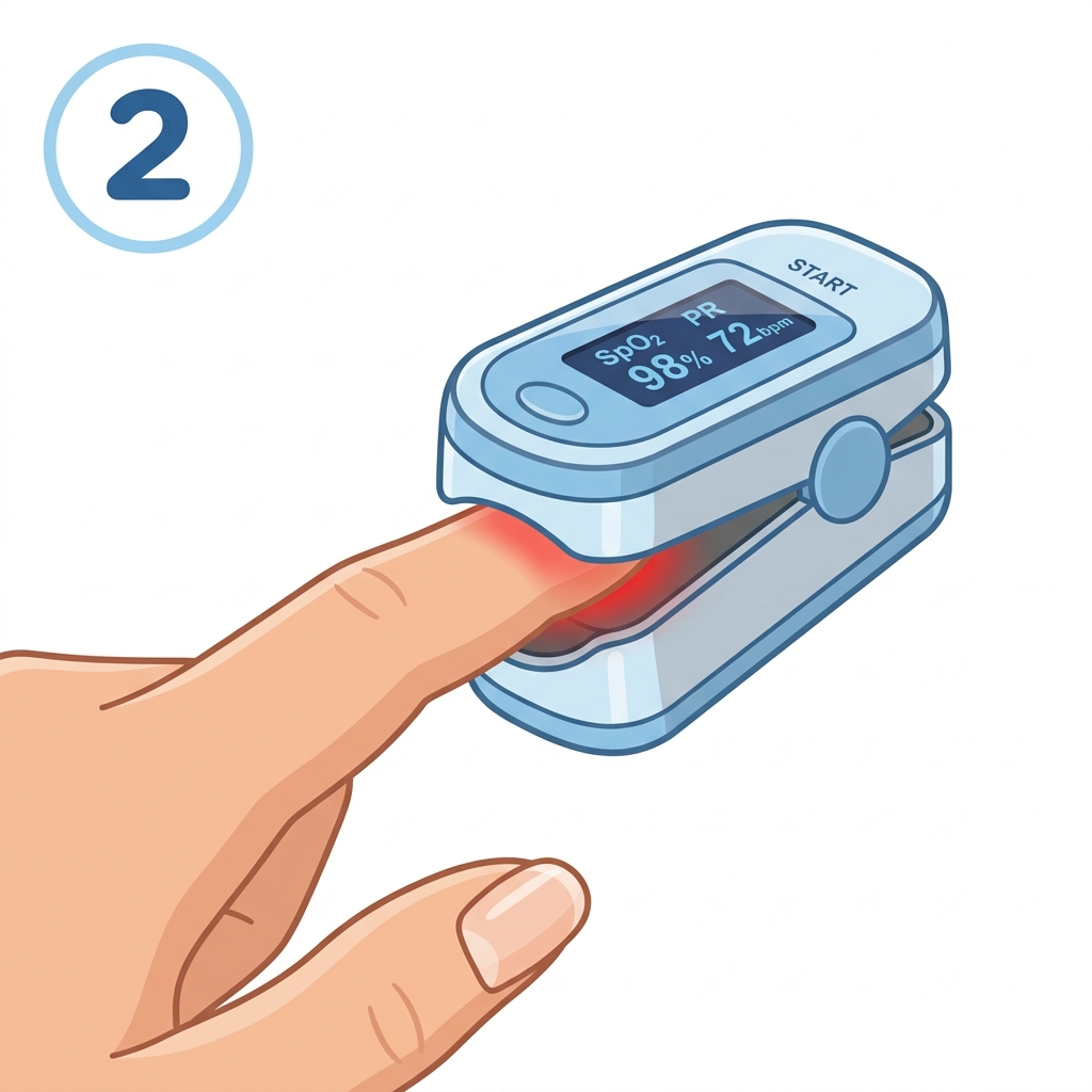 Steg 2 – Sätt in fingret